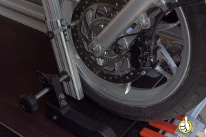 scooter-motor-in-camper-garage-loading track-fasting